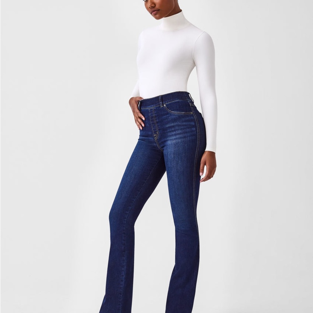 Spanx Flare Jeans in Midnight (L)